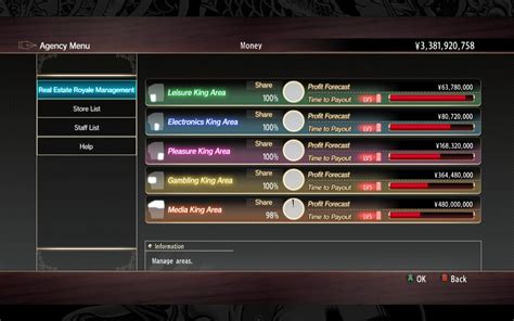 yakuza 0 time to payout.